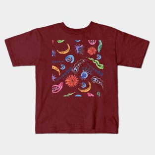 watercolor germs and viruses Kids T-Shirt